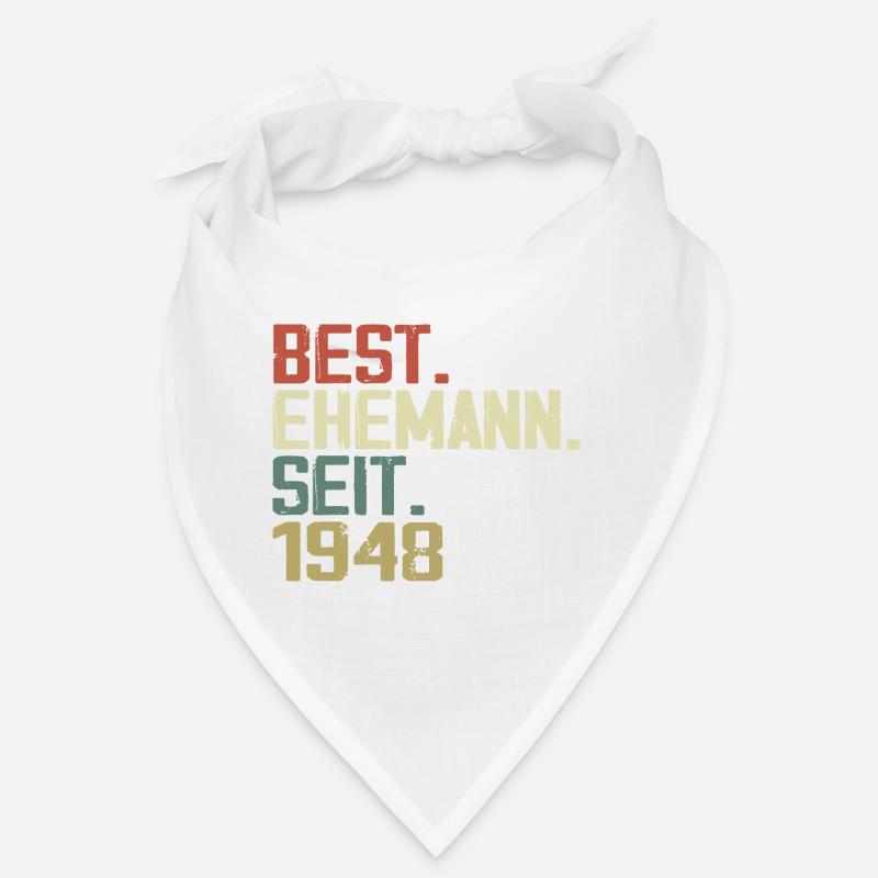 Best Ehemann Seit 1948 Geburtstagsgeschenk 1948 Bandana