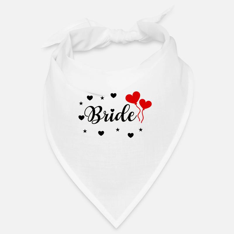 Bride Just Married Hochzeit Braut Design Bandana