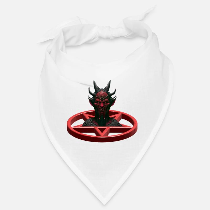 Teufel Pentagram Satan Horror Bandana