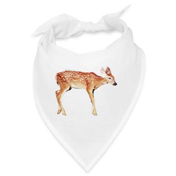 Fowl Reh Bambi - Bandana - Weiß - Vorne