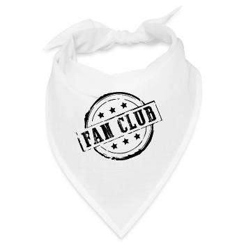 Fan Club - Bandana - Weiß - Vorne