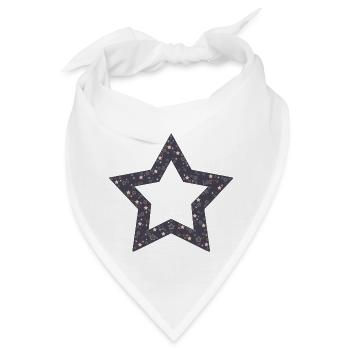 "Sternenstern" - Bandana - Weiß - Vorne