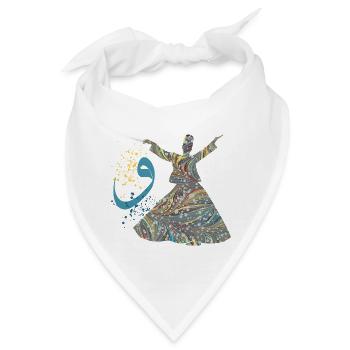 derwisch e 201 - Bandana - Weiß - Vorne
