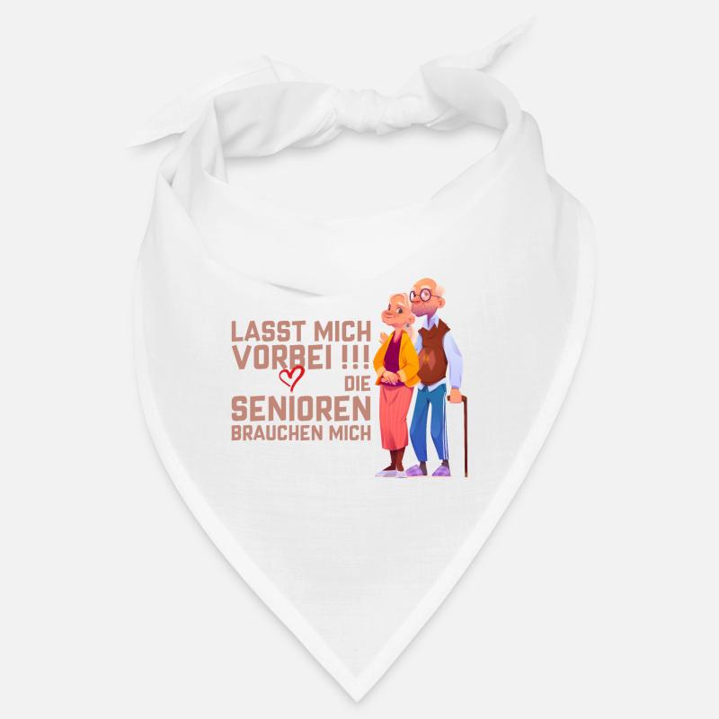Vorbei Senioren brauchen Pfleger Bandana
