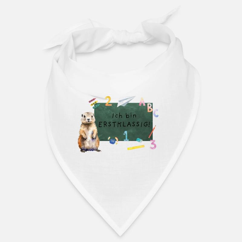 Schulanfang Murmeltier Bandana