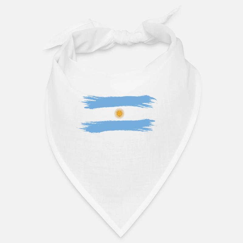 Drapeau de l’Argentine peint Bandana
