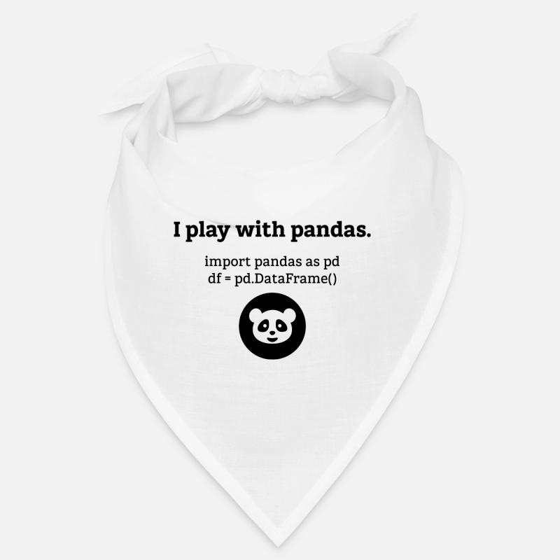 Pandas Science des données Informatique Cadeau Bandana