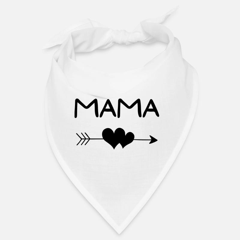 Mama mit Herzpfeil, Mamaspruch, Mamadesign, Mutter Bandana