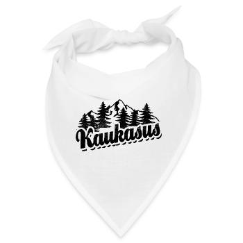 Kaukasus - Wald und Berge Wandern Erholung - Bandana - Weiß - Vorne