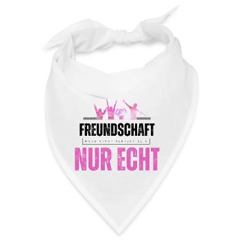 Beste Freunde FREUND Kumpel Kumpels - Bandana - Weiß - Vorne