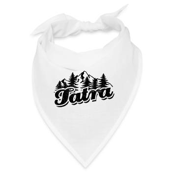 - Wald und Berge Wandern Erholung - Bandana - Weiß - Vorne