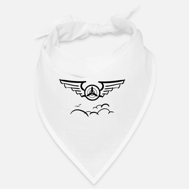 Aviation Symbol Luftwaffenschwinge Flugzeug Pilot Bandana