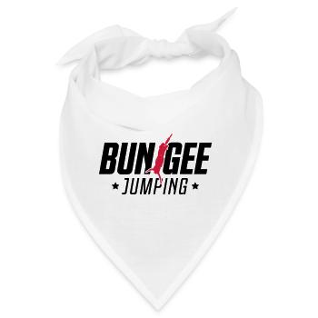 bungee jumping extremsport - Bandana - Weiß - Vorne