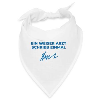 Weiser arzt Geschenk Krankenwagen Medizin - Bandana - Weiß - Vorne