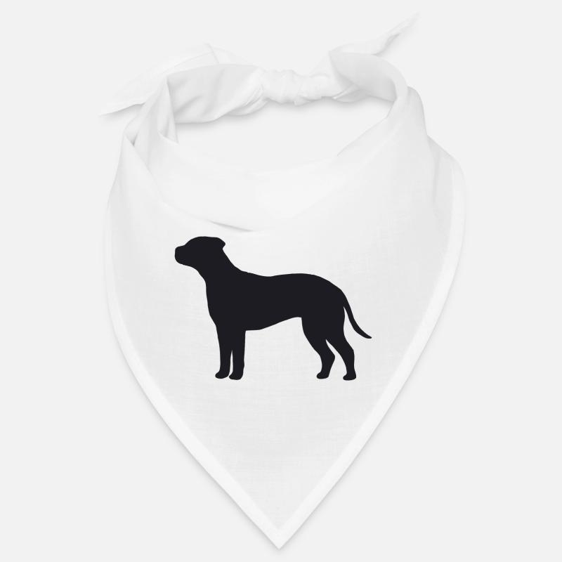 Bullmastiff Silhouette Bandana