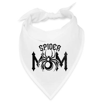 Retro Spider Mom Haustier Spinne Besitzer - Bandana - Weiß - Vorne