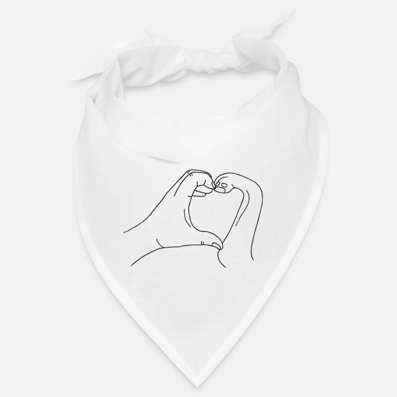 Hand mit Pfote Bandana