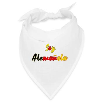 Deutsch-Spanierin Spanisch spanisch Geschenk - Bandana - Weiß - Vorne