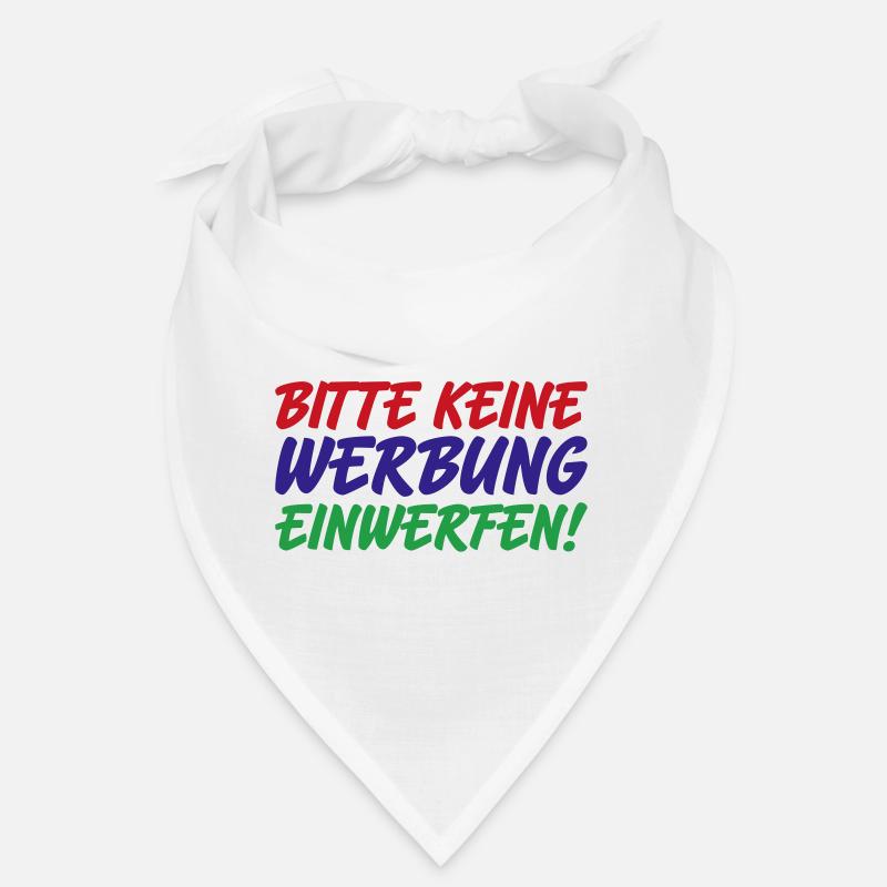 Bitte keine Werbung | Farben änderbar Bandana