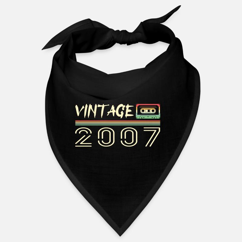 2007 Original 2007 Rétro Cadeau Anniversaire 2007 Bandana