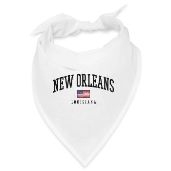 New Orleans Louisiana - Bandana - Weiß - Vorne