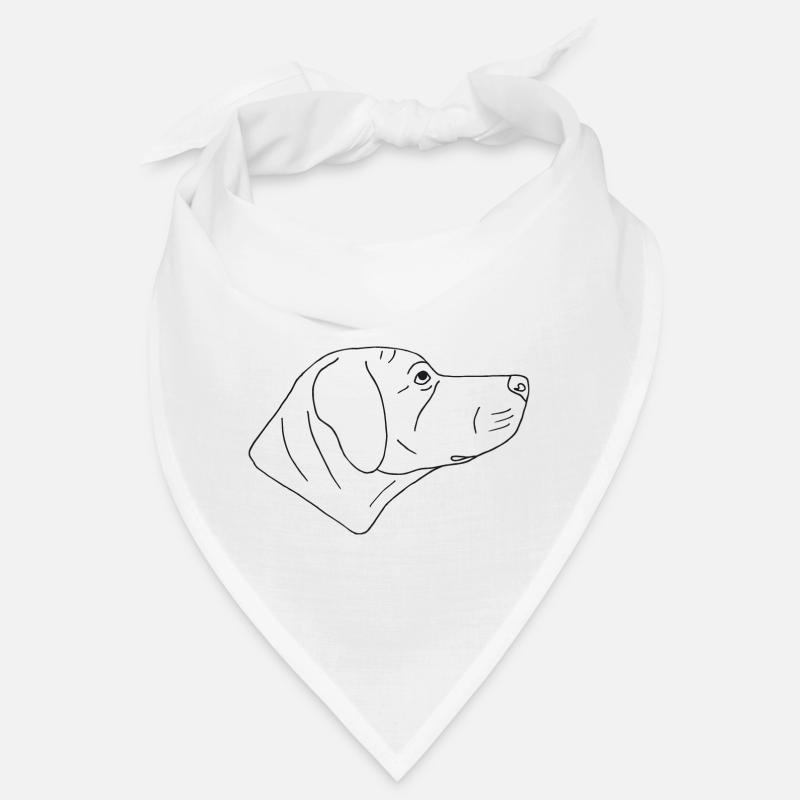 Rhodesian Ridgeback - Bandana - Weiß