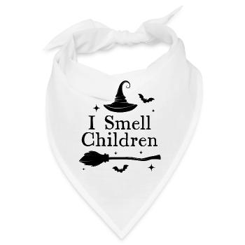 Ich rieche Kinder - Bandana - Weiß - Vorne