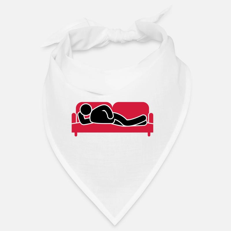 Couch Sleeping Sofa Tired Icon Bandana