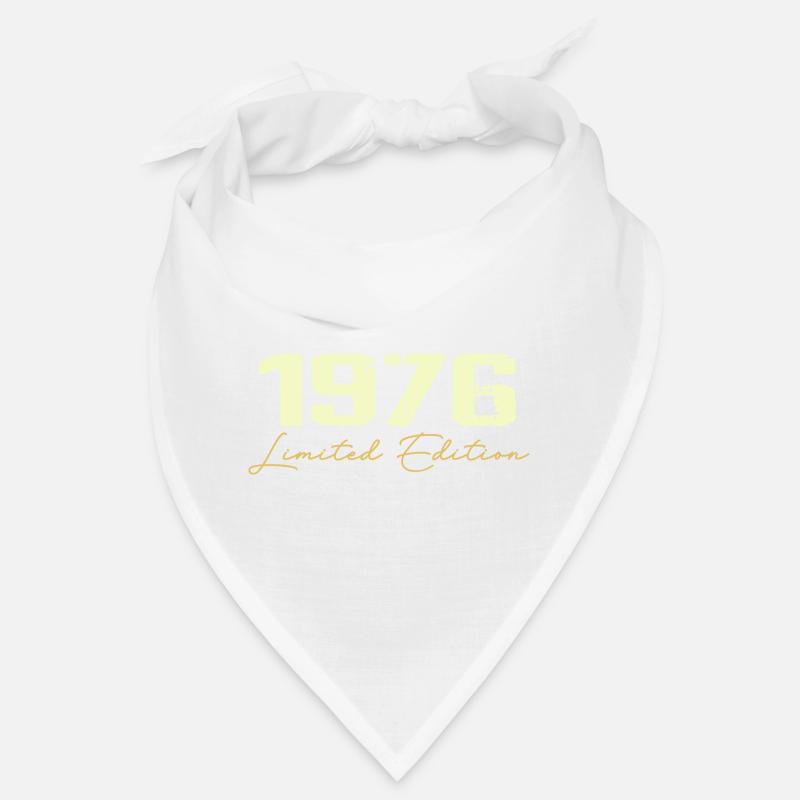 1976 Limitierte Auflage - 1976 Geburtstagsgeschenk - Bandana - Weiß