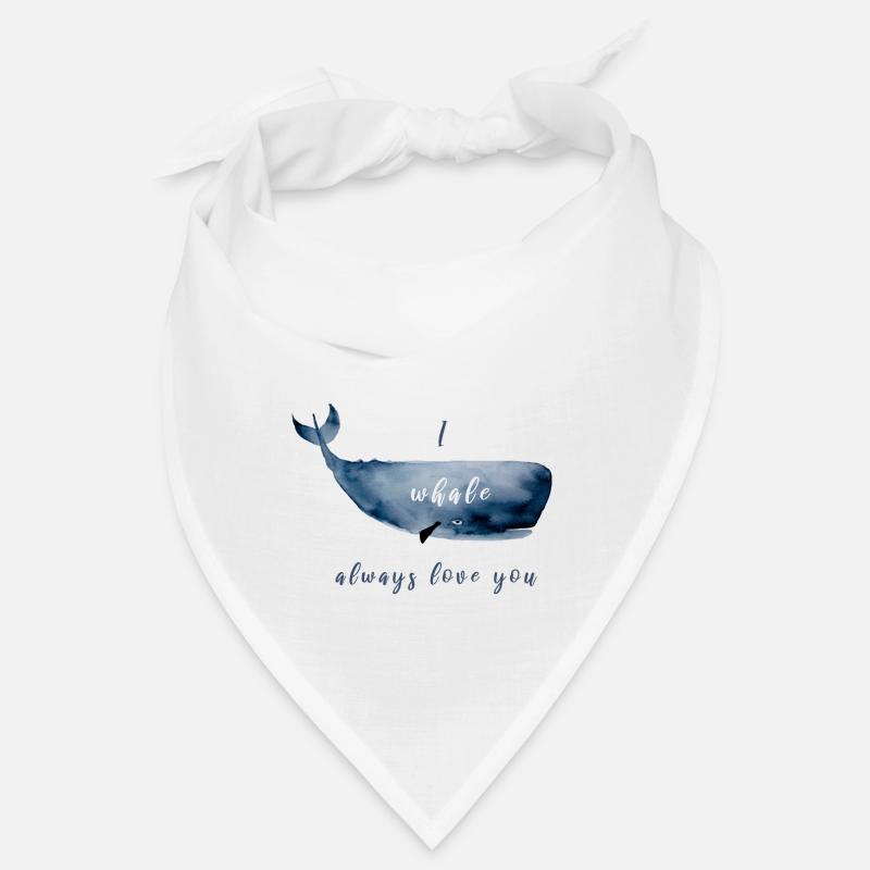 Wal Liebe - Bandana - Weiß