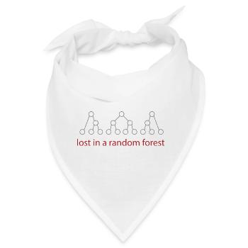 Forest Informatik Datenwissenschaft Geschenk - Bandana - Weiß - Vorne