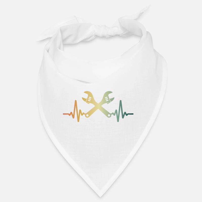 Heartbeat Mechanic Tool ECG Pulse Bandana