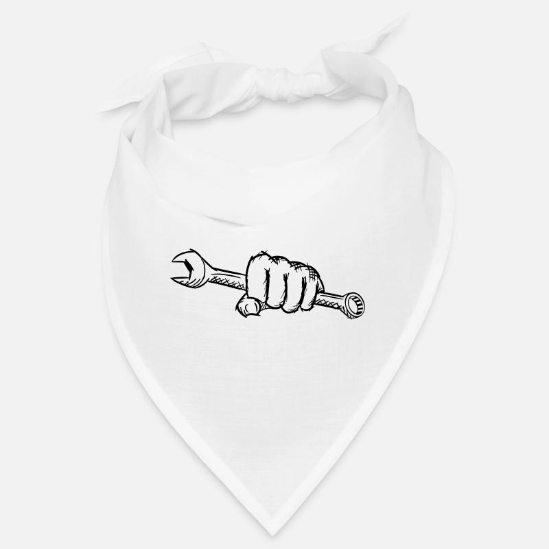 Clé à la main/poing, dessin Bandana