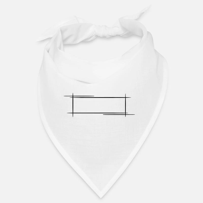 Decorative frame. Banner / Name Badge Template. Bandana