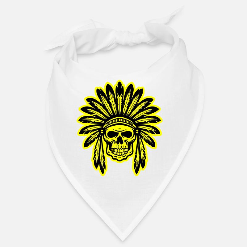 Apache Indian Chief Skull Bandana
