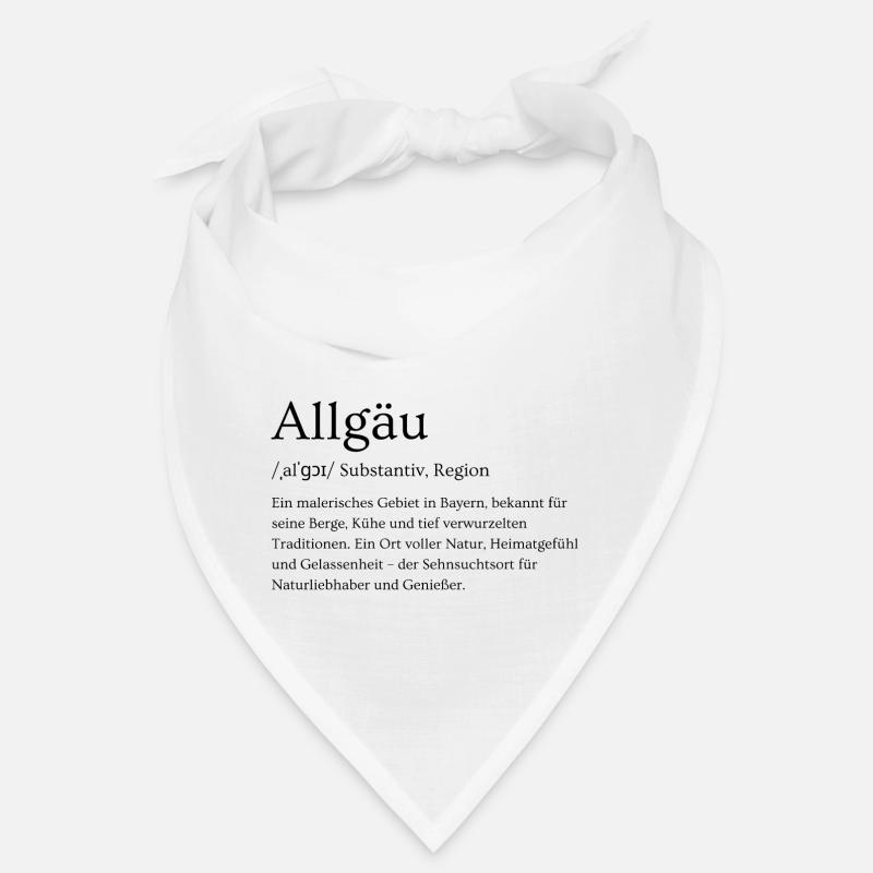 Definition Allgäu | Design Bandana
