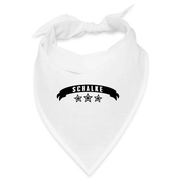 Stadtshirt Schalke - Bandana - Weiß - Vorne