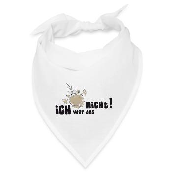 Ich war das nicht - Bandana - Weiß - Vorne