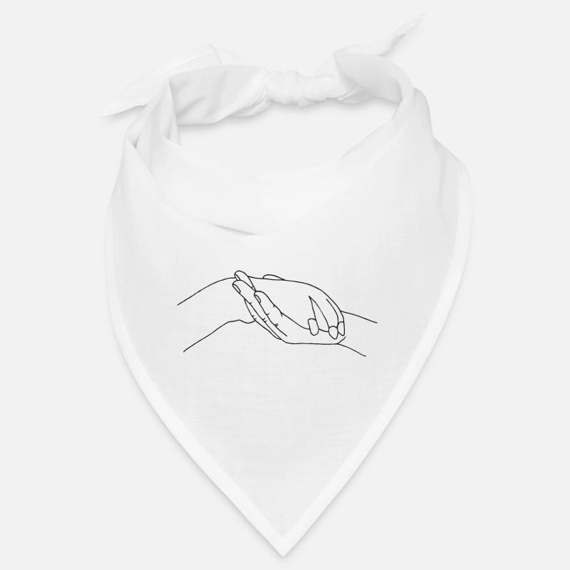 Hand mit Pfote Bandana
