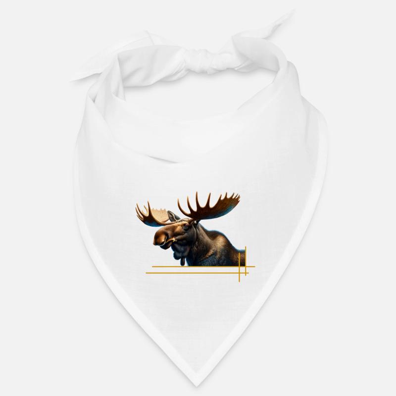 Der König des Waldes, der Elch Bandana