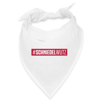 schniedelwutz hashtag penis - Bandana - Weiß - Vorne