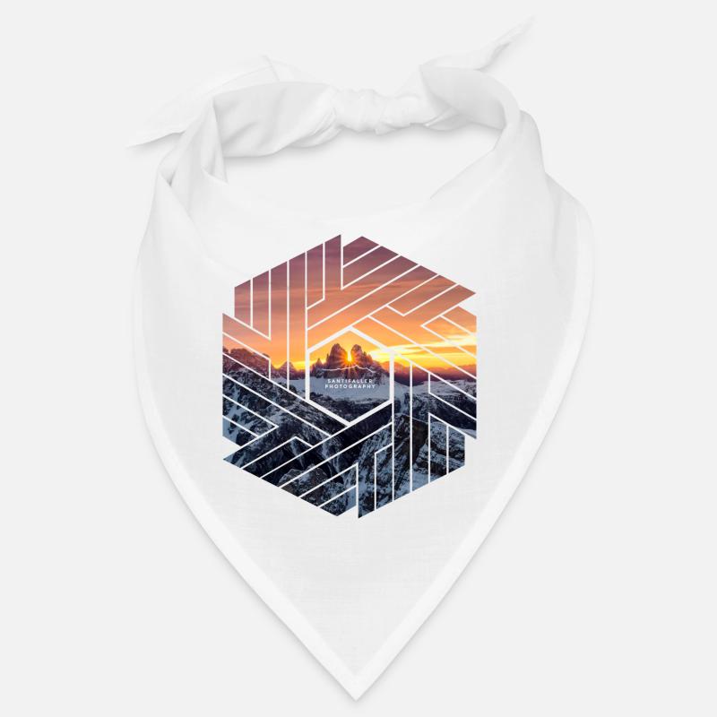 Three Zinnen Dolomites mountain landscape Bandana