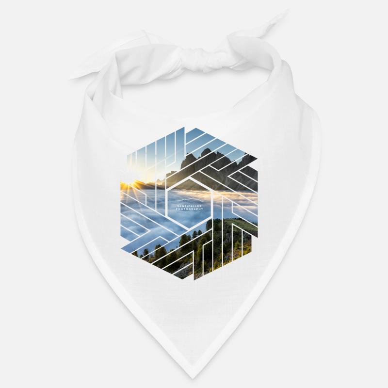 Dolomiten Berglandschaft Grafikdesign Bandana