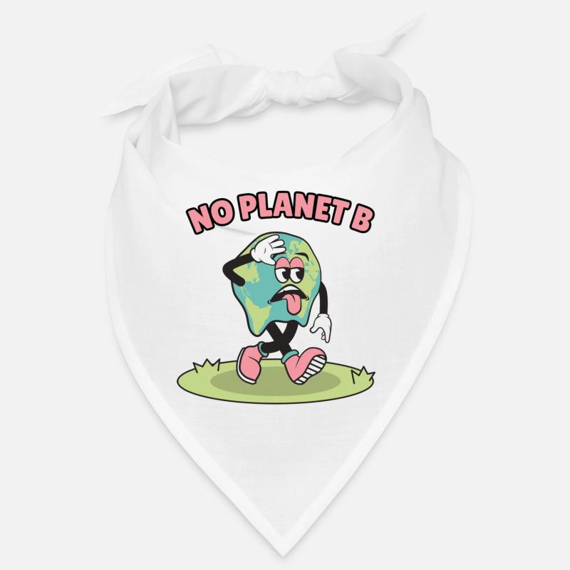 Pas de planète B - Bandana - blanc