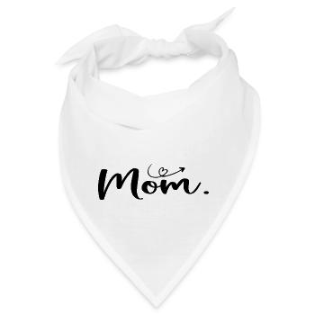 Muttertags-Mama - Geschenk zum Frauentag - Bandana - Weiß - Vorne
