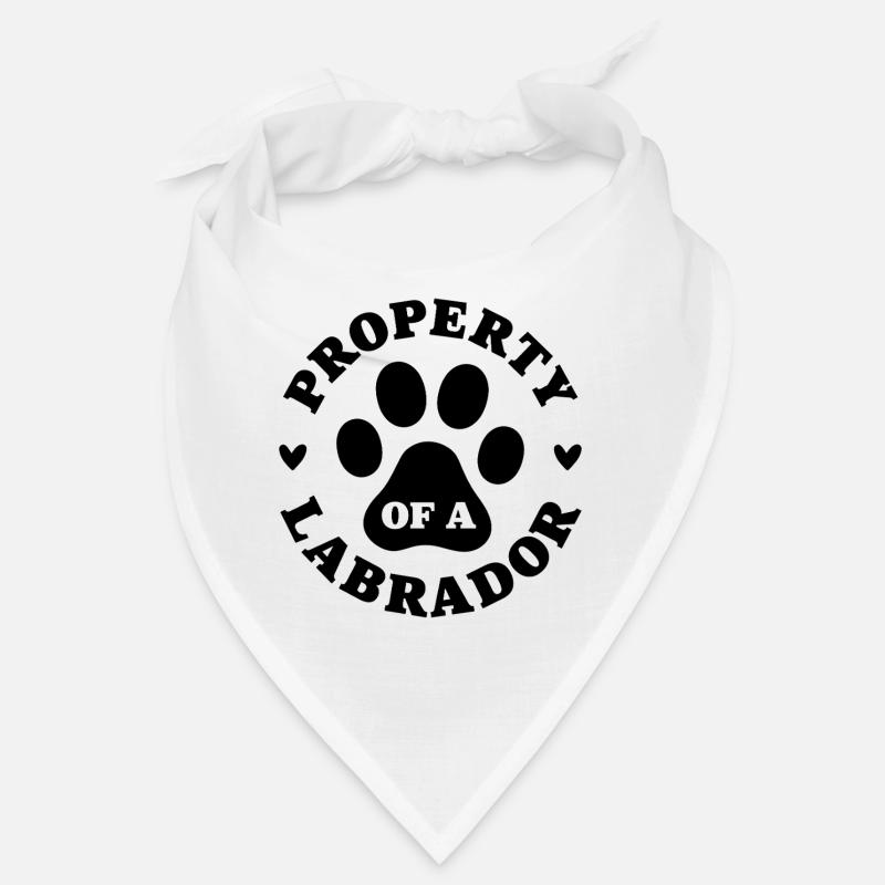 Eigentum eines Labradors Bandana