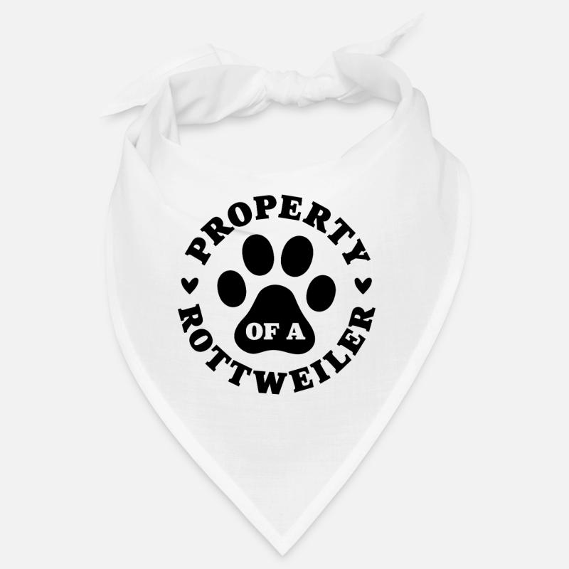 Eigentum eines Rottweilers Bandana