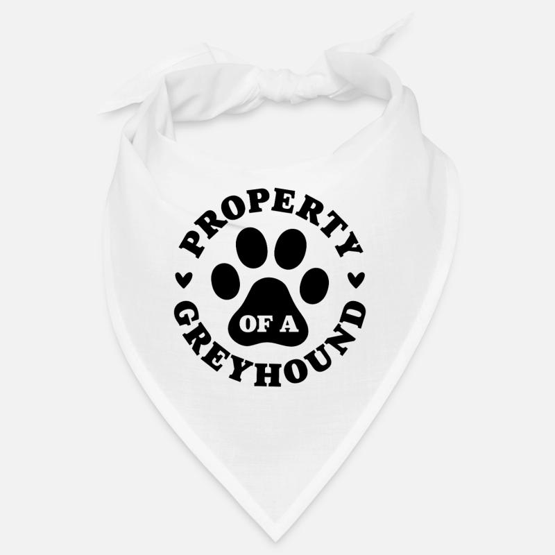 Eigentum eines Windhundes Bandana