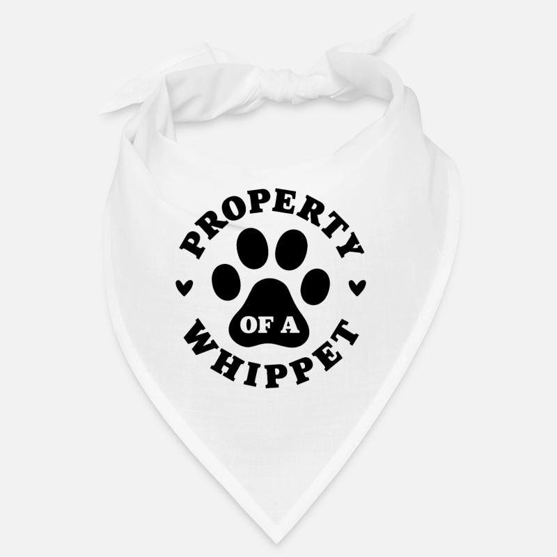 Propriété d’un Whippet Bandana