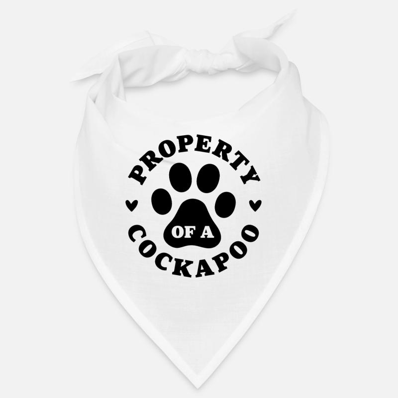 Eigentum eines Cockapoo Bandana